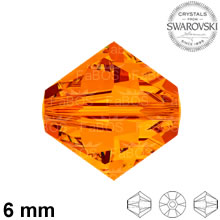 Swarovski Xilion Bead Tangerine 6mm