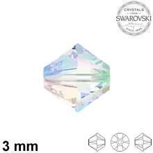 Swarovski Xilion Bead Crystal AB 3mm