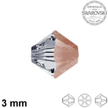 Swarovski Xilion Bead Rose Gold 3mm