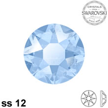 Swarovski Hotfix Light Sapphire ss 12