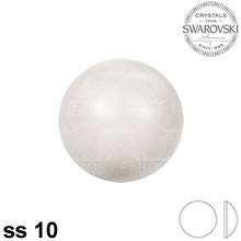 Swarovski Hotfix White Pearl ss 10