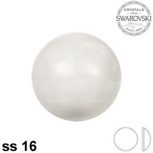 Swarovski Hotfix White Pearl ss 16