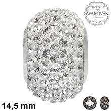 Swarovski BeCharmed Pavé Bead - Crystal