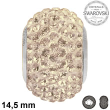 Swarovski BeCharmed Pavé Bead - Golden Shadow