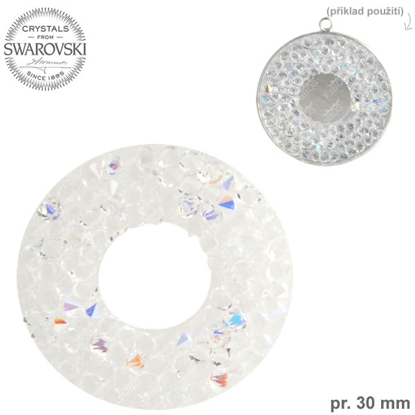 Swarovski Rocks kruh 30mm Crystal AB