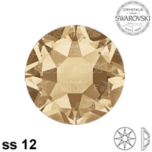 Swarovski Hotfix Golden Shadow ss 12