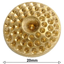 Komponent lisovaný kamenový kulatý 20mm