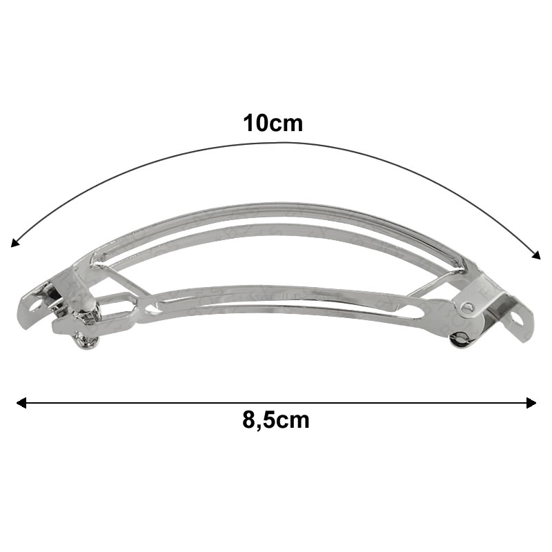 Vlasová spona oblá 8,5cm