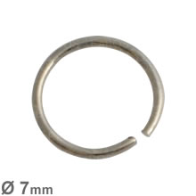 Spojovací kroužek síla 0.6mm, průměr 7mm platinováno Spojovací kroužek síla 0.6mm, průměr 7mm platinováno