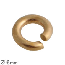 Spojovací kroužek síla 1.2mm, průměr 6mm, platinováno