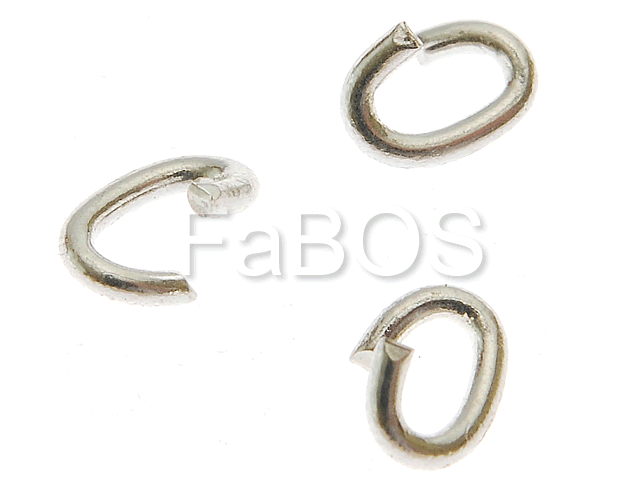 Svěšovací oválek síla 0.8mm 45x32mm