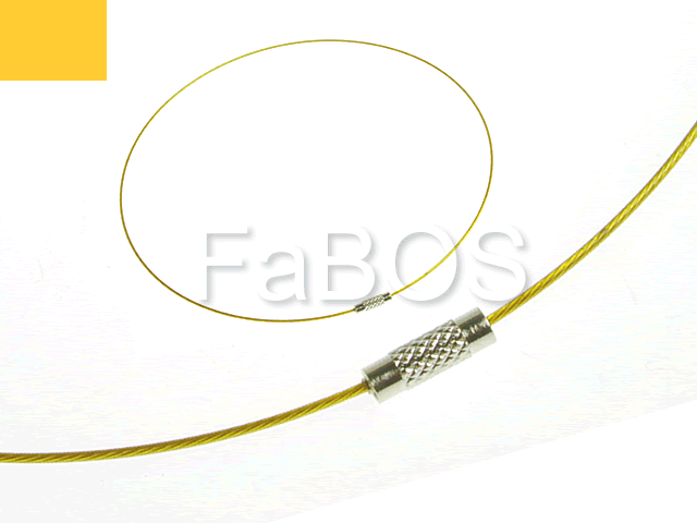 Obojkové dráty Obojkový drát Žlutý - FaBOS