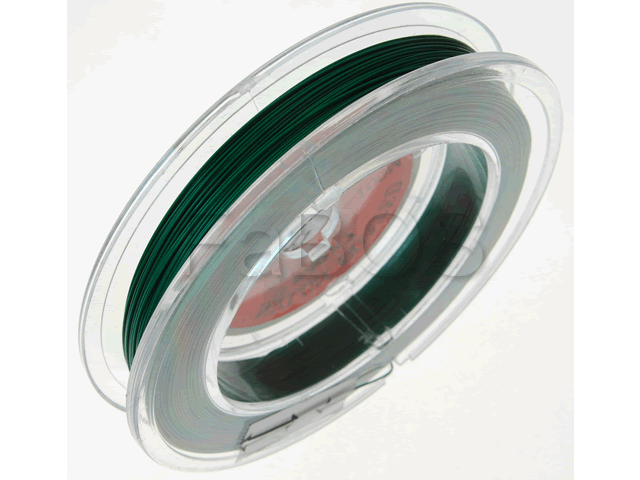 Ocelové lanko nylon 0.5mm délka 100m zelená