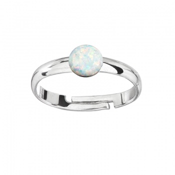 Ring white opal 8mm FABOS