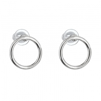 Boucles d'oreilles clous anneau de karma 12mm FABOS