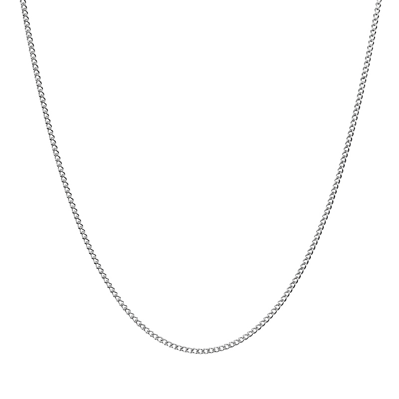 Necklace stainless steel chain fine 42cm FABOS