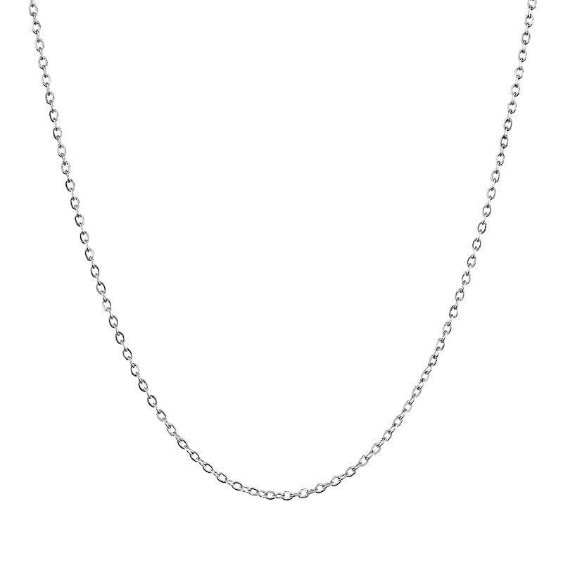 Necklace stainless steel chain thick 42cm FABOS
