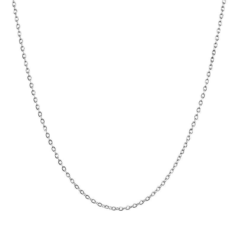 Collier chaine en acier inoxydable épais 42cm FABOS