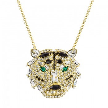 Necklace tiger golden FABOS