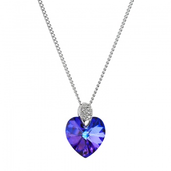 Collier coeur décoré Aphrodite Heliotrope FABOS