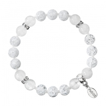 Bracelet minéral Jade blanc FABOS