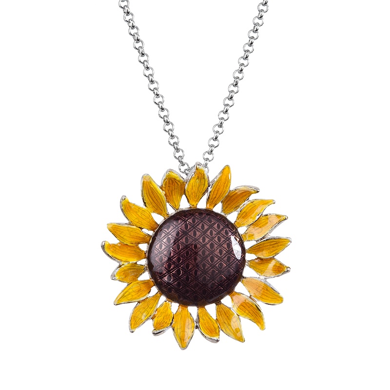 Necklace sunflower FABOS