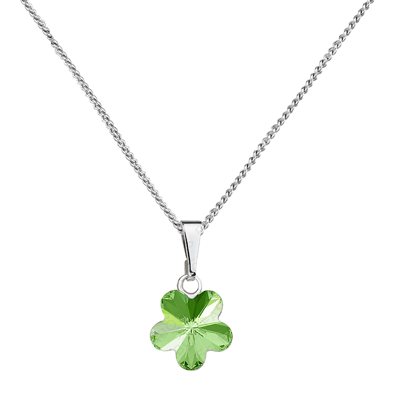 Náhrdelník Kytička 10mm Peridot FABOS Náhrdelník Kytička 10mm Peridot FABOS