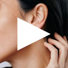 Stříbrné náušnice puzeta kulaté rivoli 6mm vitrail light Ag925