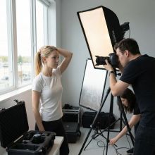 Argent boucles d'oreilles dormeuse rond rivoli 6mm light sapphire ag925