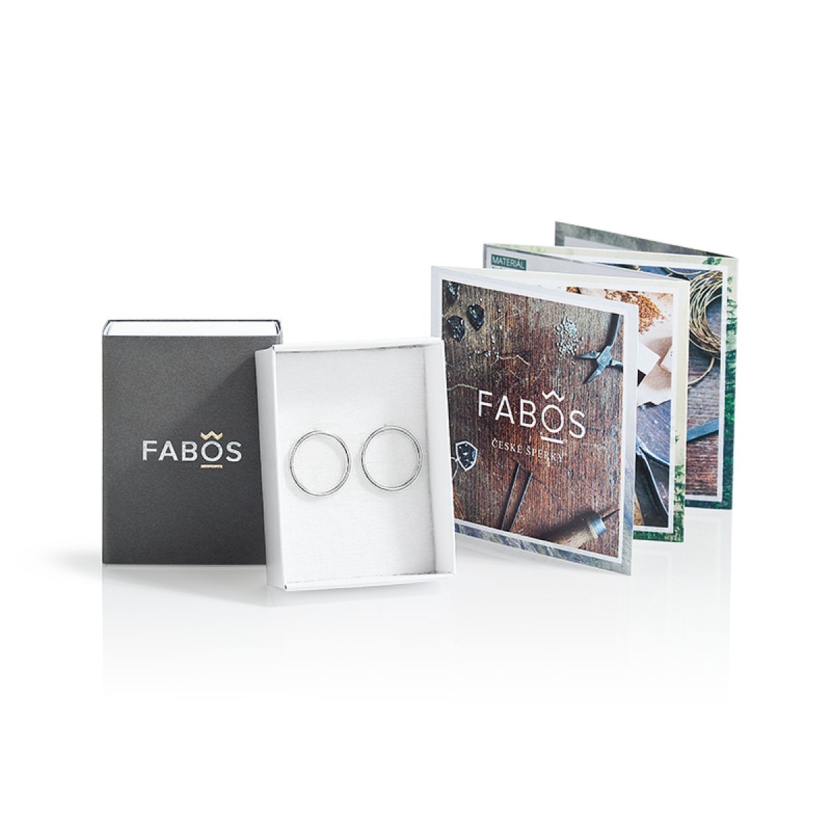 Silver earrings stud karma circle 15 mm Ag925