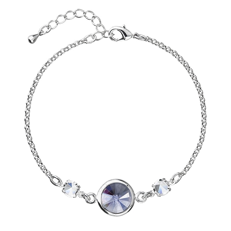 Náramek Rivoli Tanzanite a Šanel Swarovski Elements