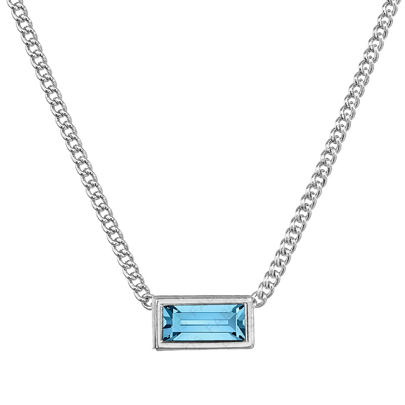 Náhrdelník Truhlička Aquamarine SWAROVSKI