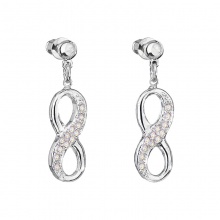 Náušnice Nekonečno Crystal AB SWAROVSKI