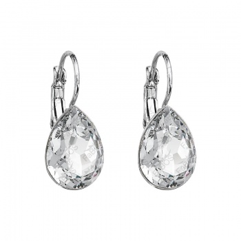 Boucles d'oreilles poire 14mm cristal FABOS