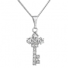 Náhrdelník Klíč s šatony Crystal SWAROVSKI