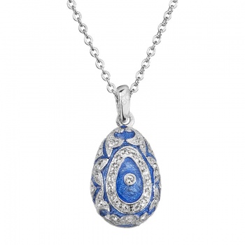 Náhrdelník Vajíčko krajka Crystal SWAROVSKI