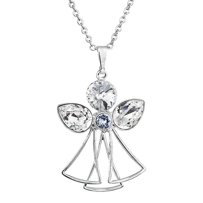 Necklace guardian angel crystal FABOS