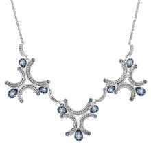 Náhrdelník Luxury Oblouk Montana SWAROVSKI