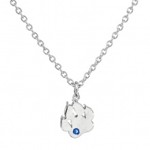 Náhrdelník Tlapka s šatonem Sapphire SWAROVSKI