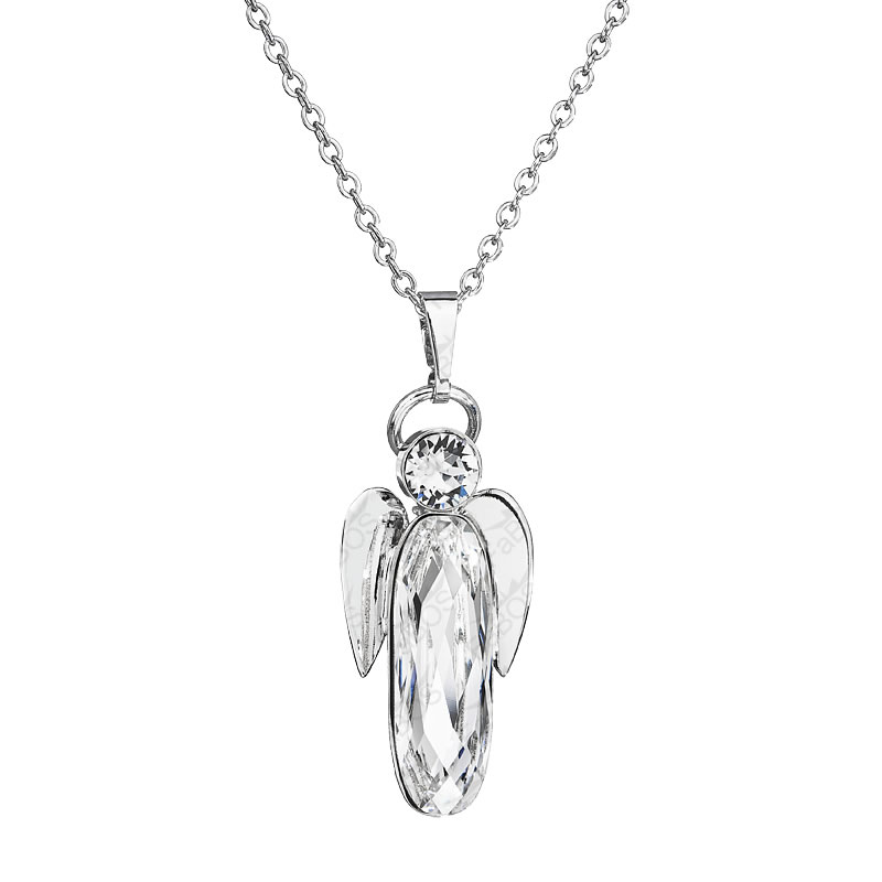 Collier ange de l'amitié Cristal FABOS