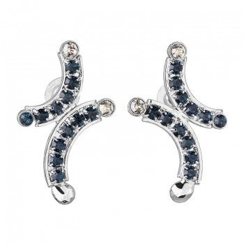 Náušnice Vlnky Montana SWAROVSKI