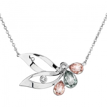 Náhrdelník Tři hrušky s výřezem Vintage rose SWAROVSKI