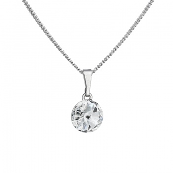 Collier rivoli 8mm crystal FABOS