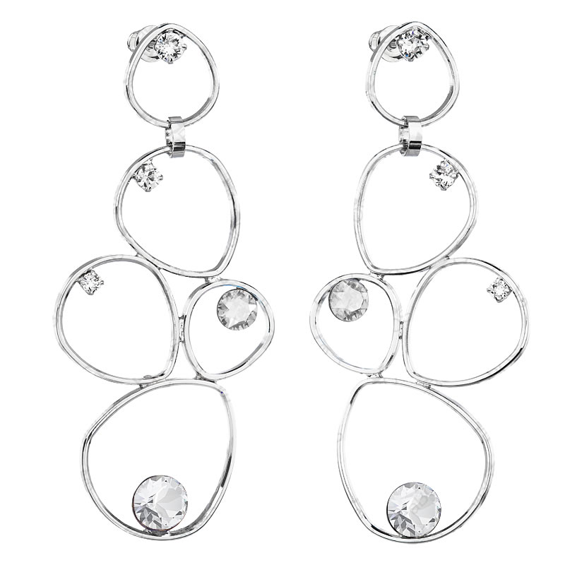 Naušnice Velká slza se šatony Crystal SWAROVSKI Naušnice Velká slza se šatony Crystal SWAROVSKI