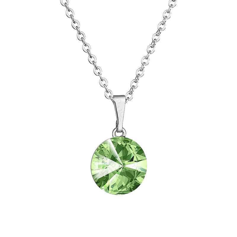 Náhrdelník Rivoli 12mm Peridot SWAROVSKI