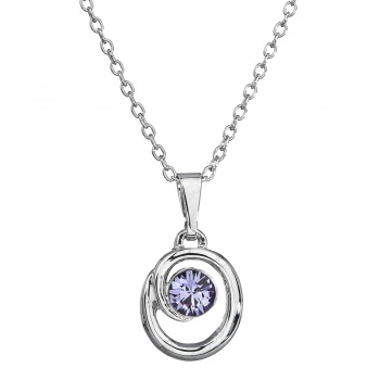 Náhrdelník Sole SpirálaTanzanite SWAROVSKI