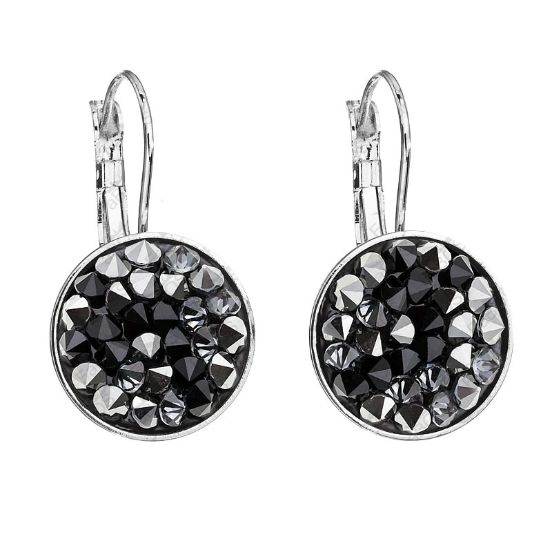 Náušnice Crystal rocks Black Jet SWAROVSKI