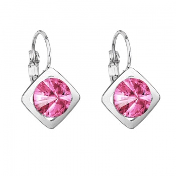 Náušnice Magický čtverec Rose SWAROVSKI