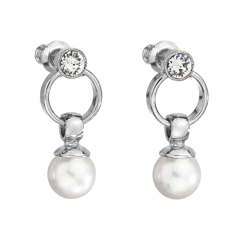 Náušnice Styl Perla White Pearl SWAROVSKI