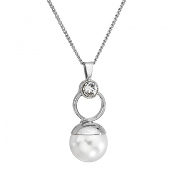 Náhrdelník Styl Perla White Pearl SWAROVSKI